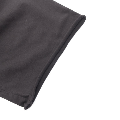 V TOMMY T Vネック オーバーサイズ 半袖Tシャツ コットン ブラック リックオウエンス