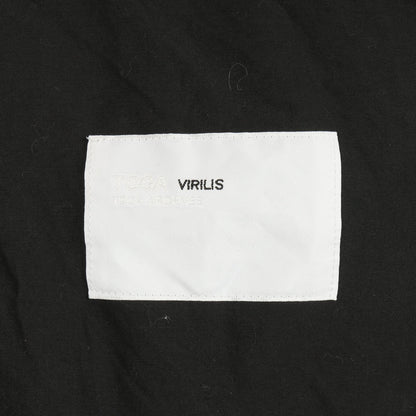 シャツ 長袖 刺繍 パンチング ブラック トーガビリリース トップス TOGA VIRILIS