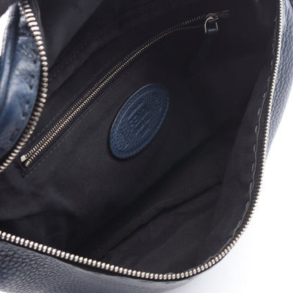 セレリア ボディバッグ ウエストバッグ レザー ネイビー フェンディ バッグ FENDI