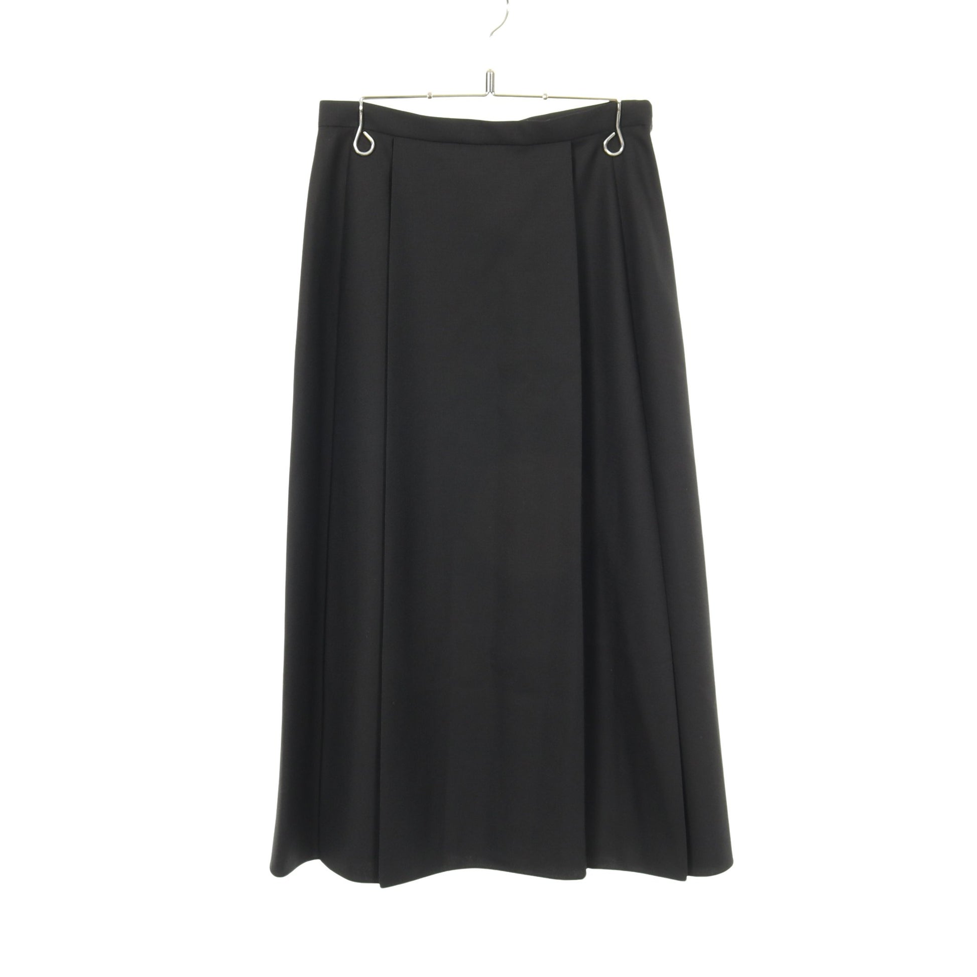 D UNIFORME プリーツ スカート ウール ブラック クリスチャンディオール ボトムス Christian Dior