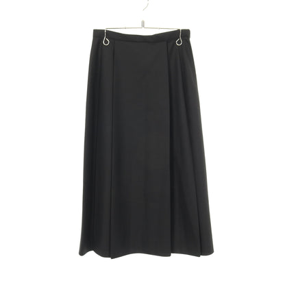 D UNIFORME プリーツ スカート ウール ブラック クリスチャンディオール ボトムス Christian Dior