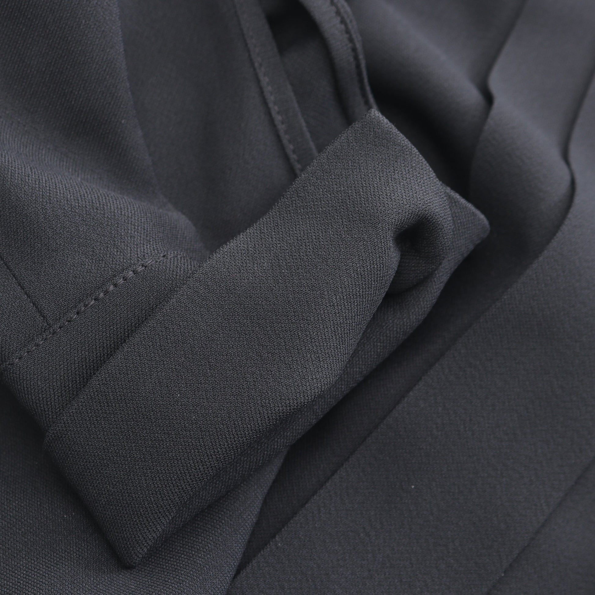 D UNIFORME シャツワンピース 長袖 レーヨン ブラック クリスチャンディオール ワンピース Christian Dior