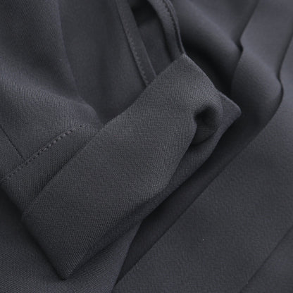 D UNIFORME シャツワンピース 長袖 レーヨン ブラック クリスチャンディオール ワンピース Christian Dior