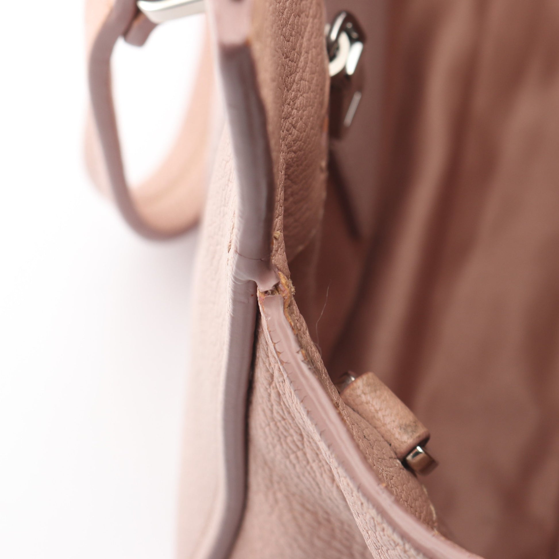 MADRAS ハンドバッグ レザー ピンク 2WAY ミュウミュウ バッグ miu miu