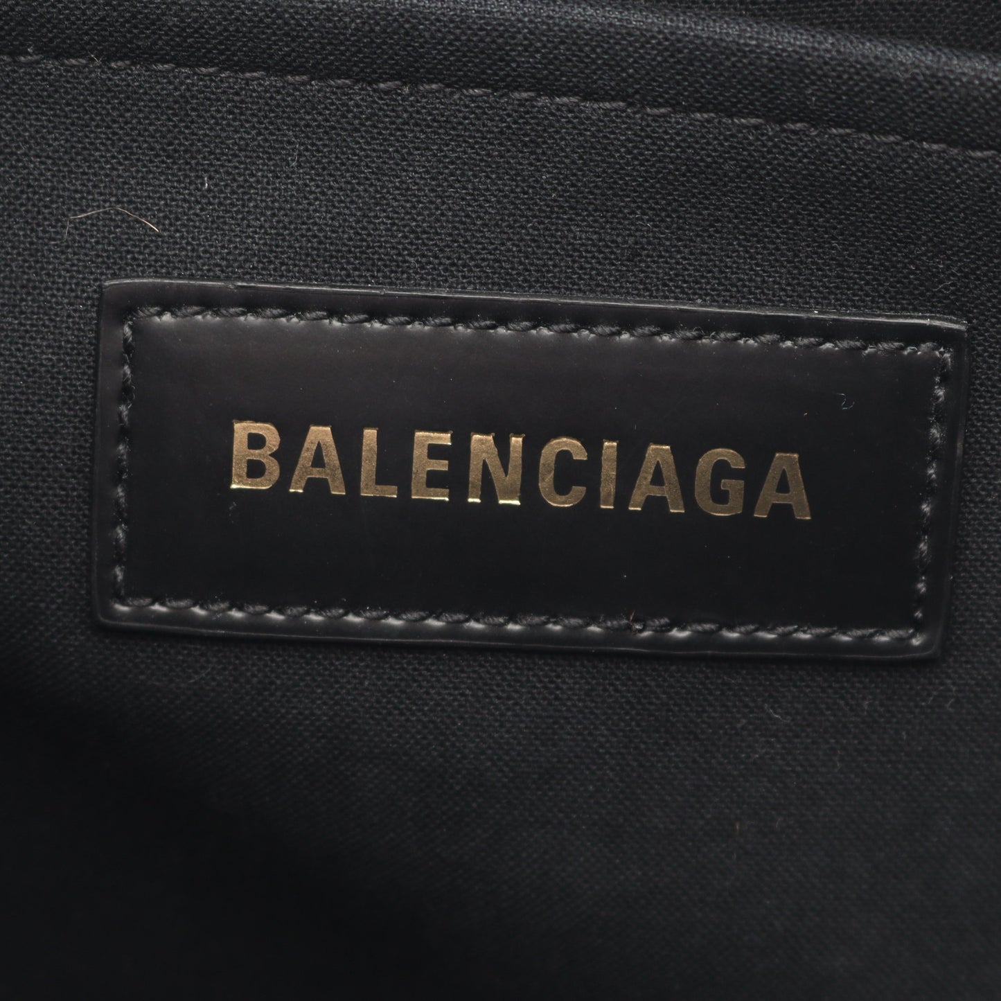 HARDWARE TOTE S ハンドバッグ トートバッグ キャンバス レザー ブラック 2WAY バレンシアガ バッグ BALENCIAGA