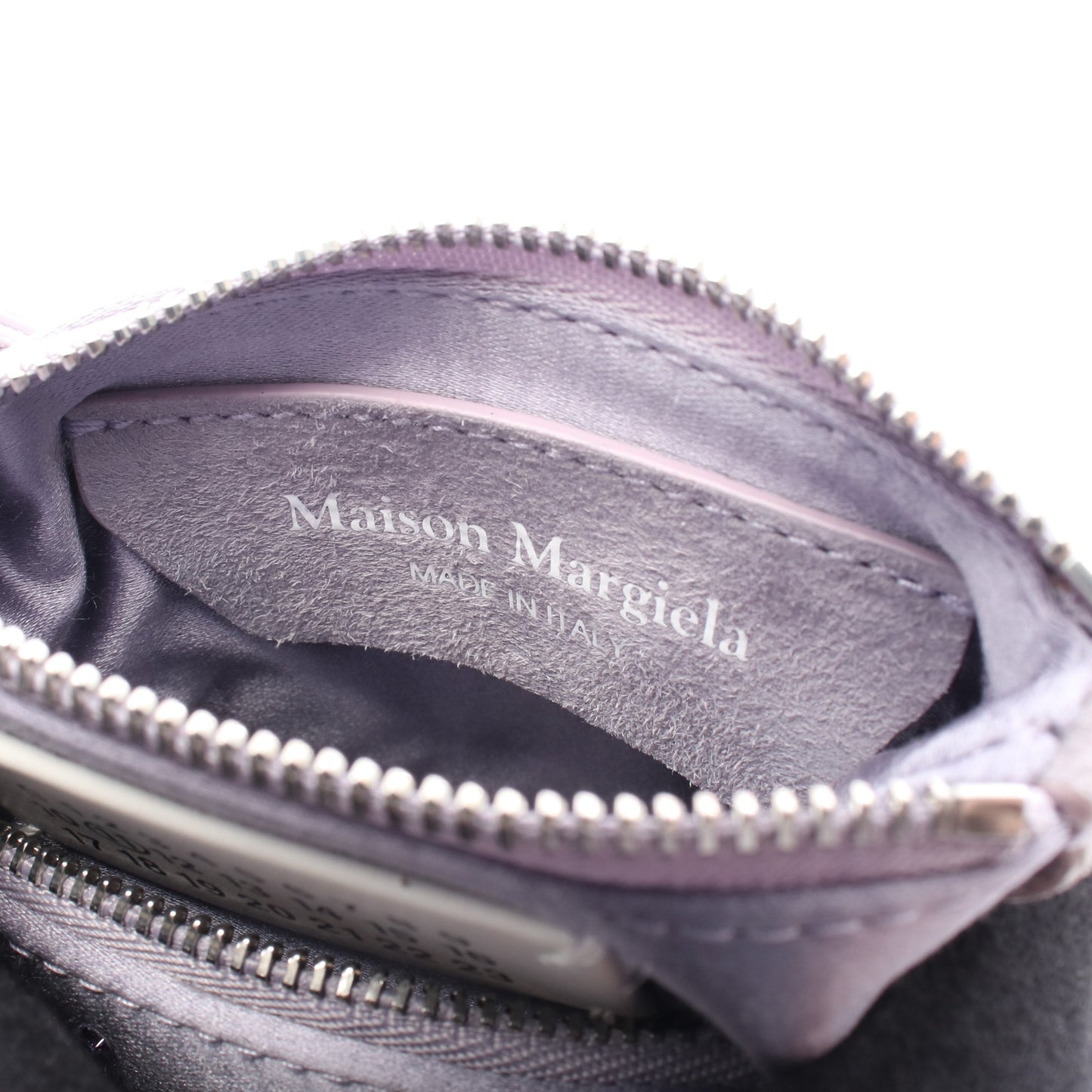 5AC ベビー チェーンショルダーバッグ サテン ライトパープル メゾンマルジェラ11 バッグ Maison Margiela 11