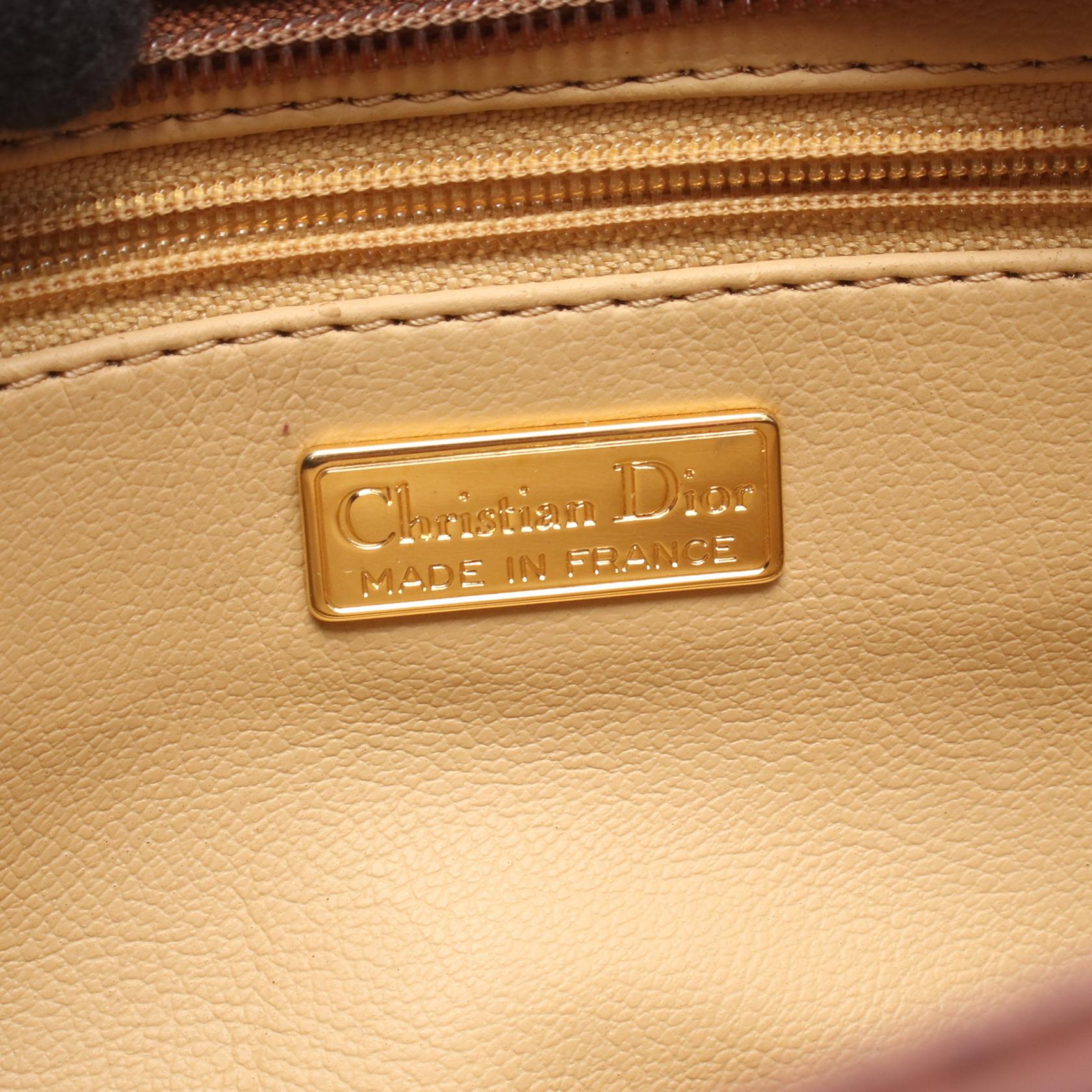 CDロゴ ショルダーバッグ レザー ブラウン クリスチャンディオール バッグ Christian Dior