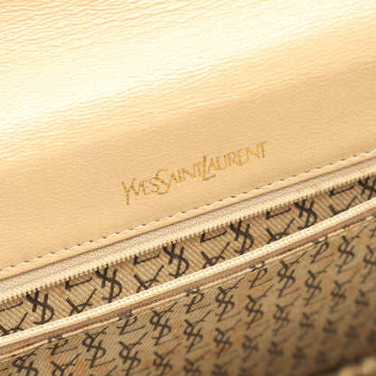 カサンドラ ショルダーバッグ リザード レザー ベージュ イヴサンローラン バッグ YVES SAINT LAURENT
