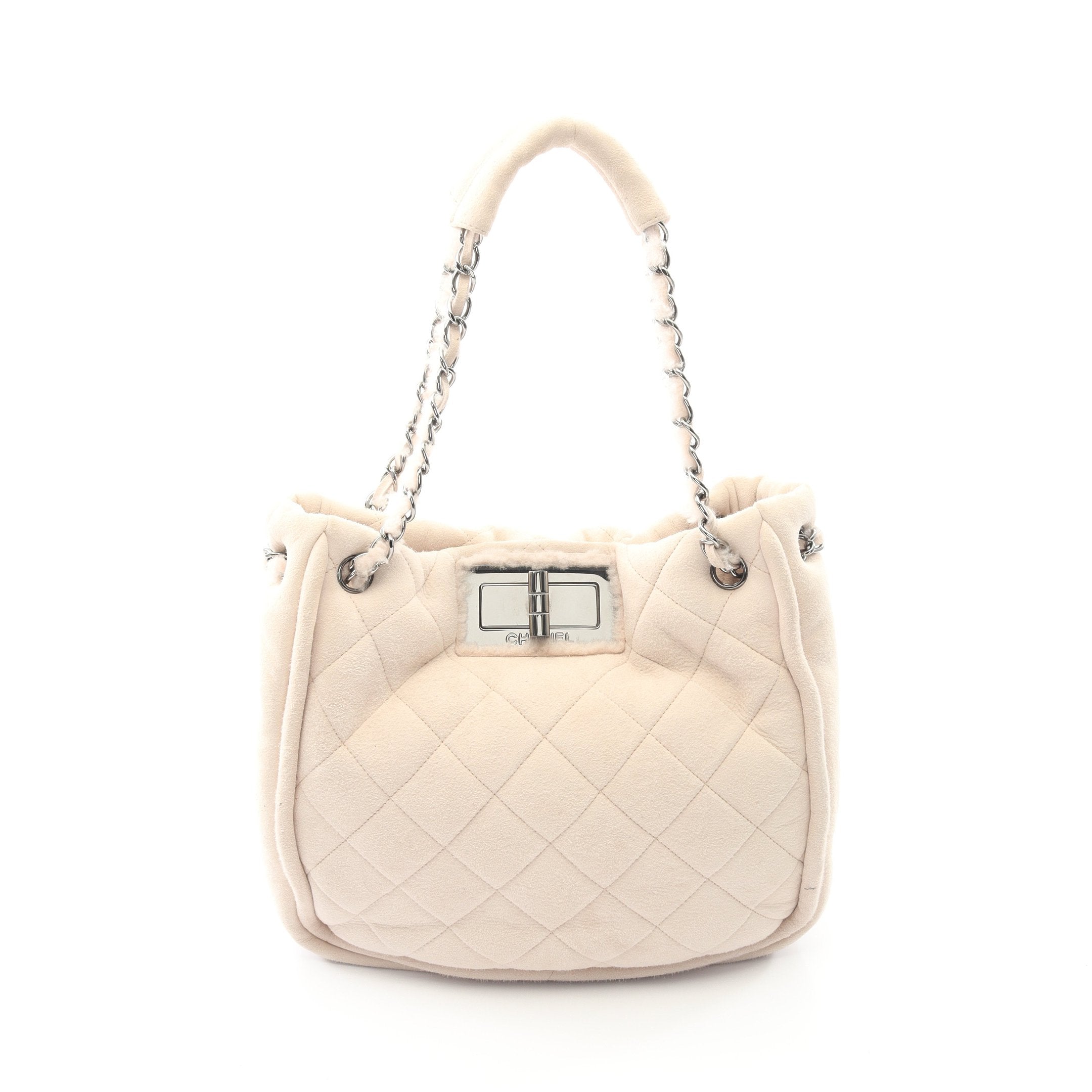 2.55 マトラッセ チェーンハンドバッグ チェーントートバッグ ムートン