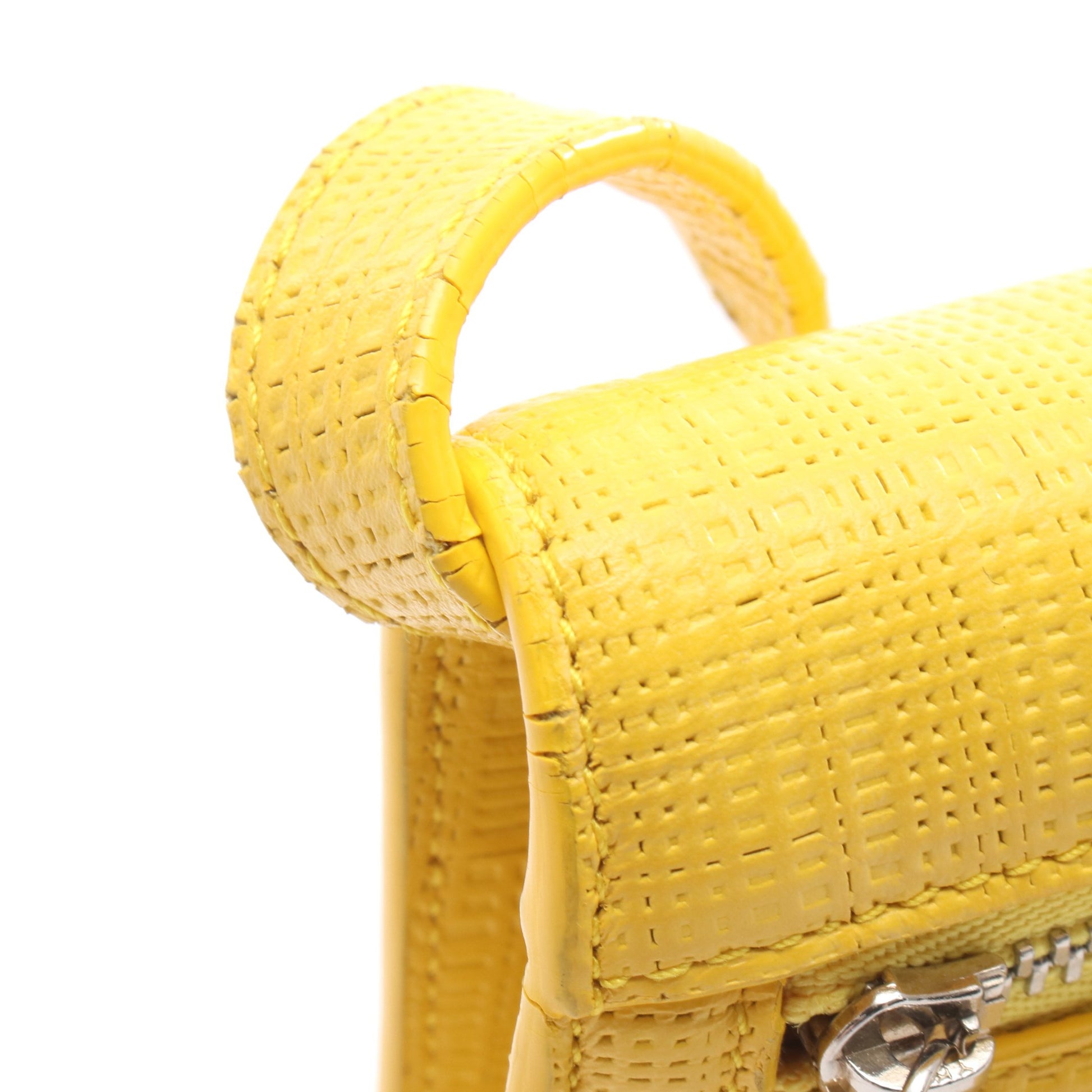 アナグラム ショルダーバッグ レザー イエロー ロエベ バッグ LOEWE