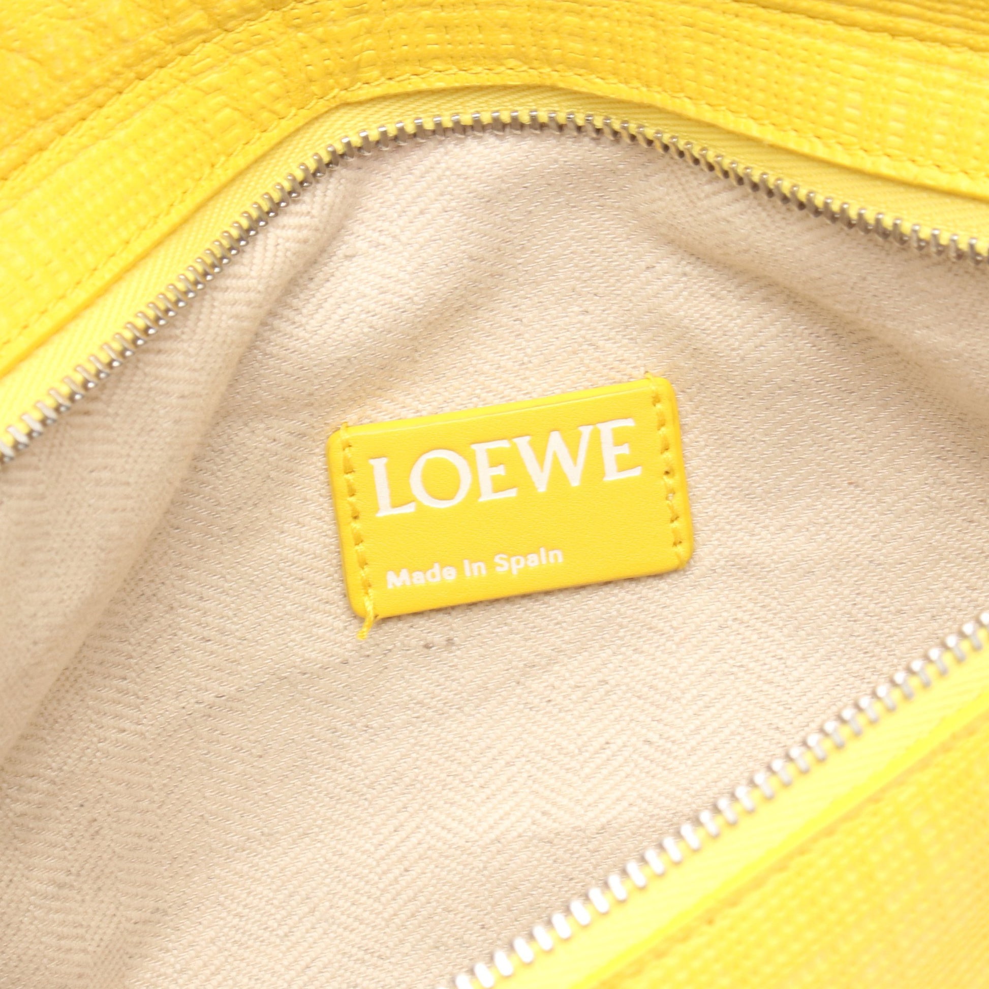 アナグラム ショルダーバッグ レザー イエロー ロエベ バッグ LOEWE