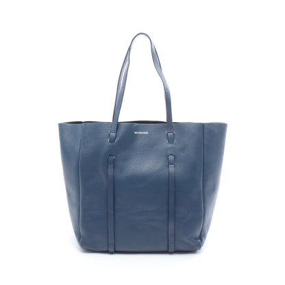 エブリデイ トート S ハンドバッグ トートバッグ レザー ダークブルー バレンシアガ バッグ BALENCIAGA