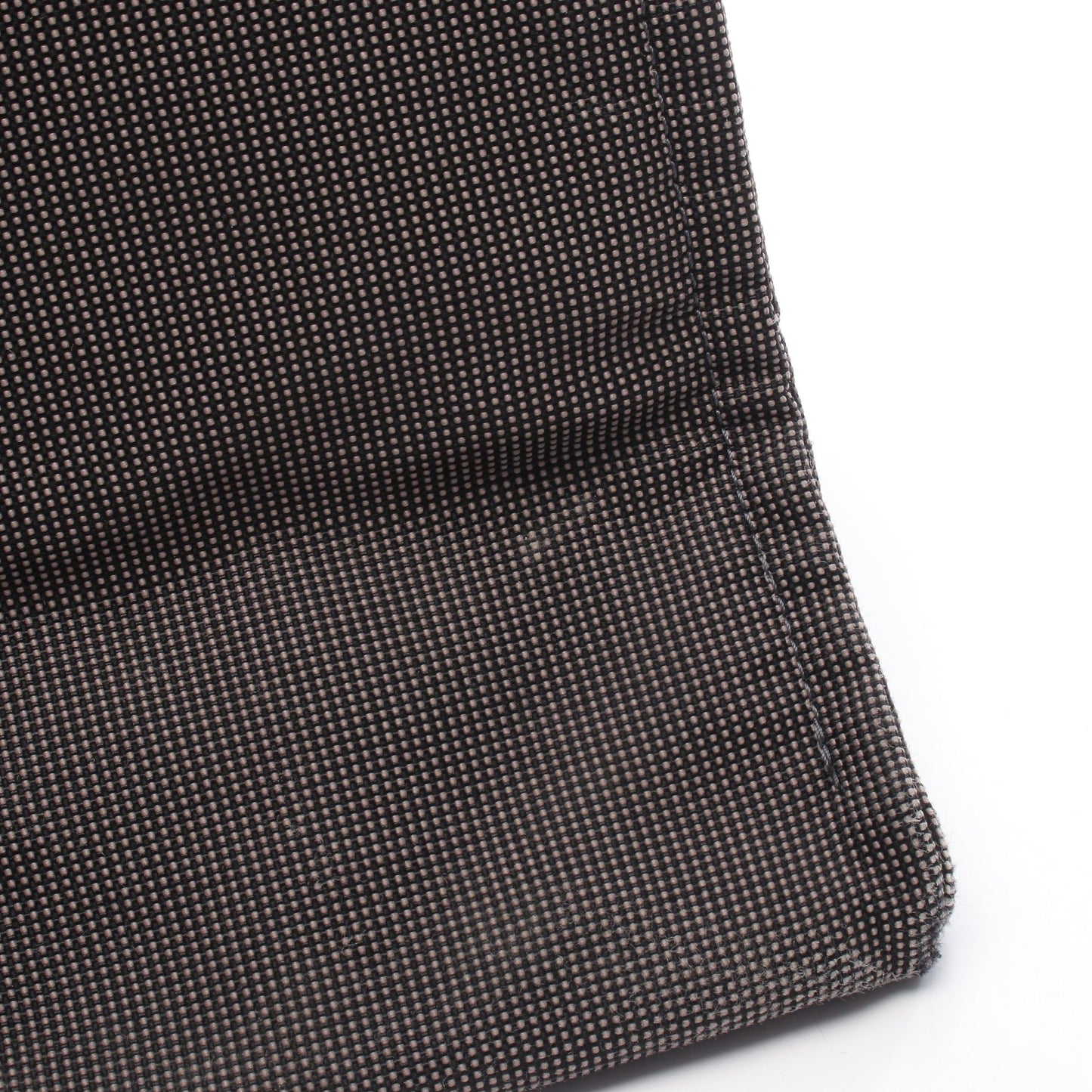 エールラインGM ハンドバッグ トートバッグ ナイロンキャンバス ダークグレー シルバー金具 エルメス バッグ HERMES