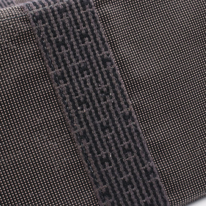 エールラインGM ハンドバッグ トートバッグ ナイロンキャンバス ダークグレー シルバー金具 エルメス バッグ HERMES