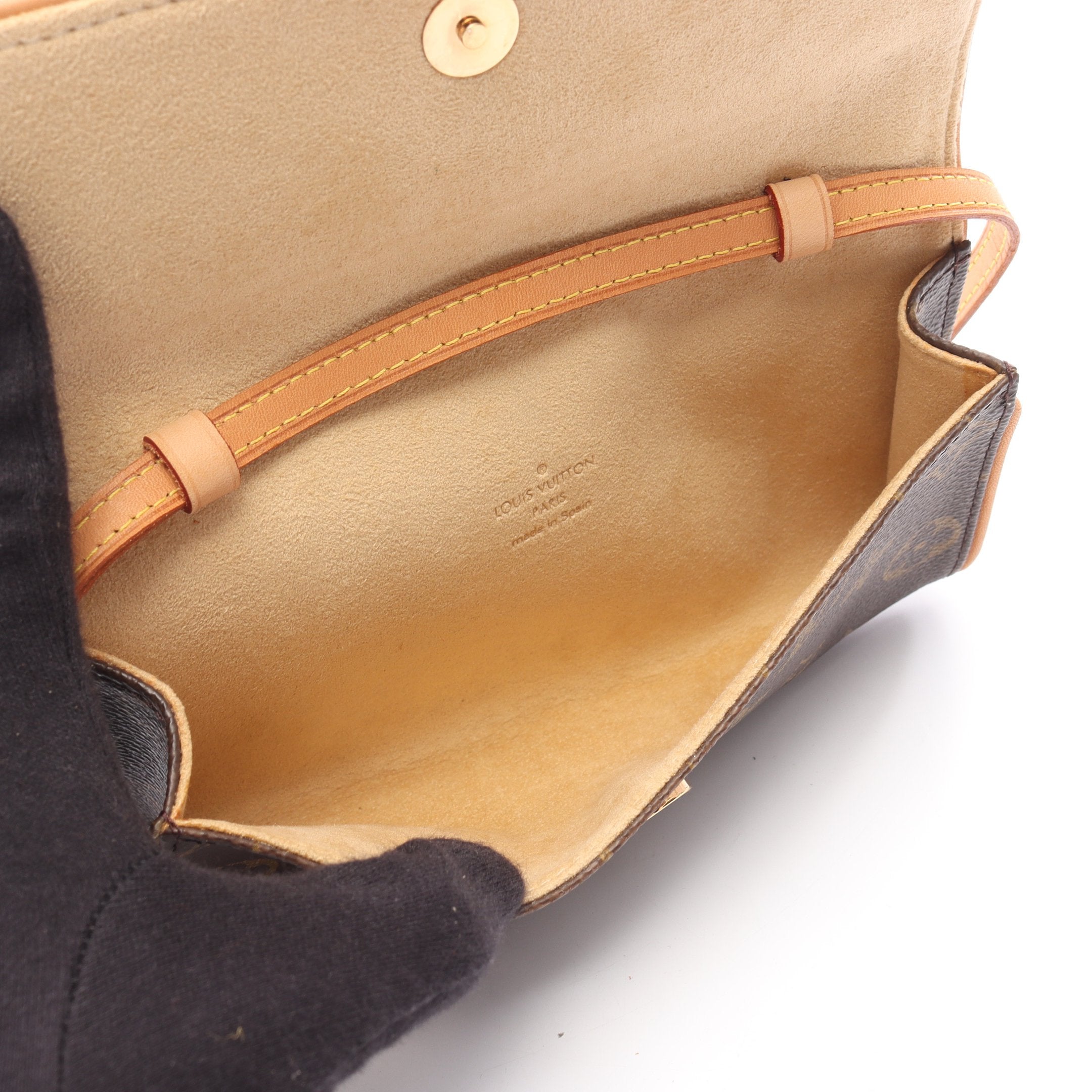 ポシェット ツインPM モノグラム ショルダーバッグ PVC レザー