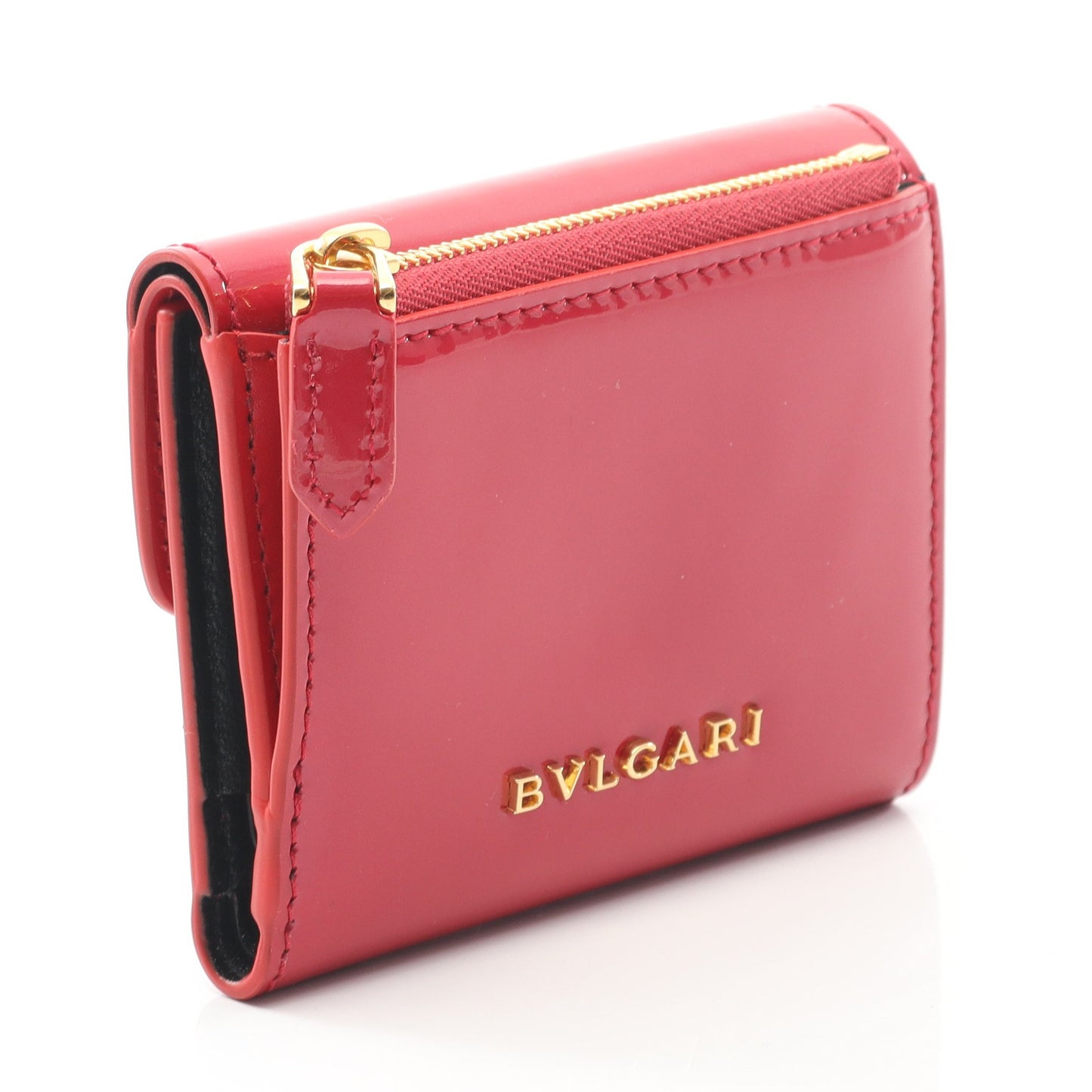セルペンティ フォーエバー 二つ折り財布 レザー ピンクパープル ブルガリ 財布・小物 BVLGARI