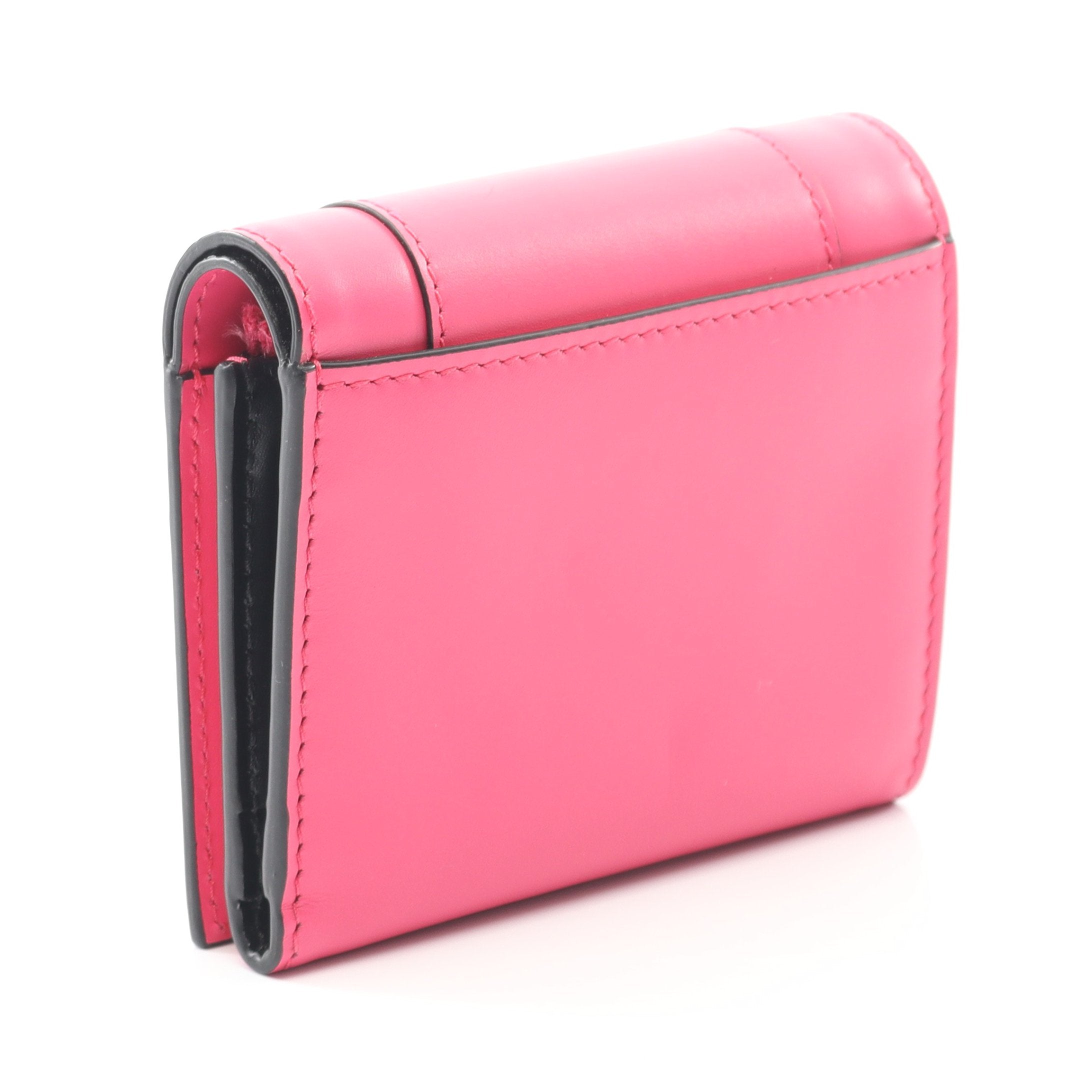 セルペンティ フォーエバー 三つ折り財布 レザー ピンクパープル