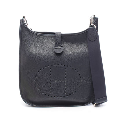 エヴリン 3 トロワ GM ブルーニュイ ショルダーバッグ トリヨンクレマンス ネイビー シルバー金具 Y刻印 エルメス バッグ HERMES