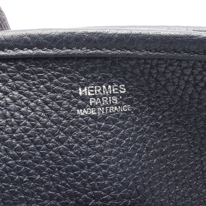 エヴリン 3 トロワ GM ブルーニュイ ショルダーバッグ トリヨンクレマンス ネイビー シルバー金具 Y刻印 エルメス バッグ HERMES
