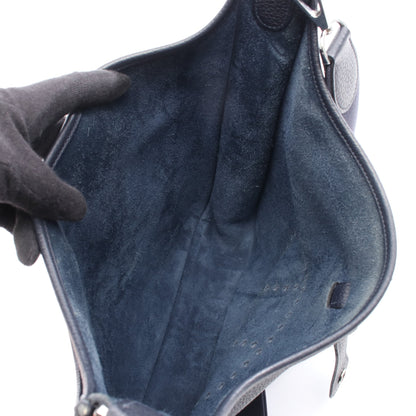 エヴリン 3 トロワ GM ブルーニュイ ショルダーバッグ トリヨンクレマンス ネイビー シルバー金具 Y刻印 エルメス バッグ HERMES