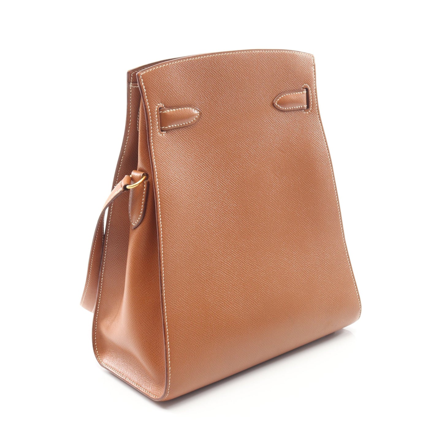 ケリースポーツMM ゴールド ショルダーバッグ クシュベル ライトブラウン ゴールド金具 ○W刻印 エルメス バッグ HERMES