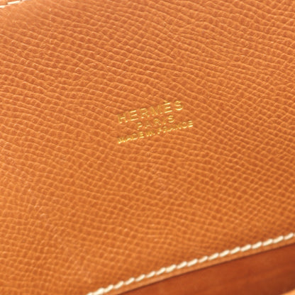 ケリースポーツMM ゴールド ショルダーバッグ クシュベル ライトブラウン ゴールド金具 ○W刻印 エルメス バッグ HERMES