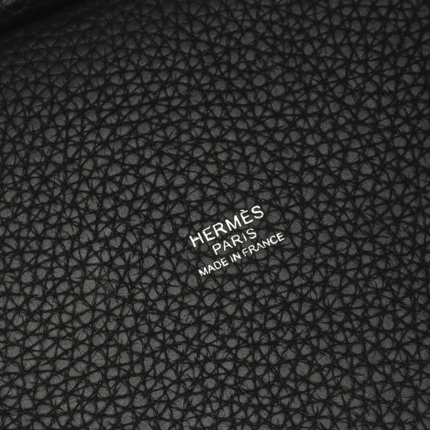 ピコタンロックPM ハンドバッグ トリヨンクレマンス ブラック シルバー金具 U刻印 エルメス バッグ HERMES