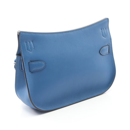 ジプシエール ミニ ブルーゼリージュ ショルダーバッグ ヴォースイフト ブルー シルバー金具 B刻印 エルメス バッグ HERMES