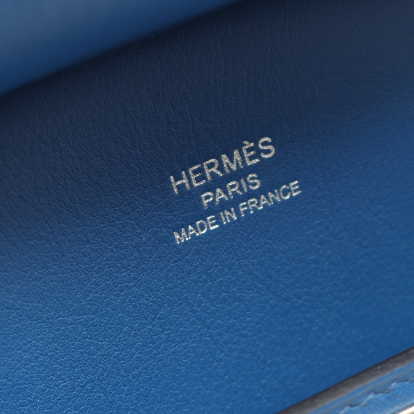 ジプシエール ミニ ブルーゼリージュ ショルダーバッグ ヴォースイフト ブルー シルバー金具 B刻印 エルメス バッグ HERMES