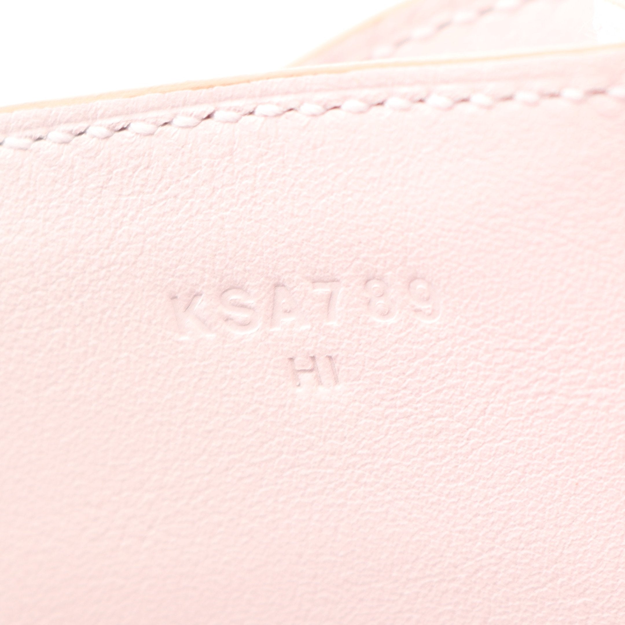 エルメス HERMES コンスタンス3 ミニ タータン ショルダーバッグ バッグ レザー ヴォースイフト モーヴペール K刻印（2025年製造） レディース ピンク系 / マルチカラー 【中古】 コンスタンス3 ミニ タータン モーヴペール ショルダーバッグ ヴォー