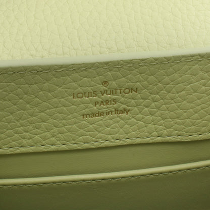 カプシーヌ MINI ハンドバッグ レザー イエローグリーン オフホワイト グレーグリーン 2WAY ルイヴィトン バッグ LOUIS VUITTON