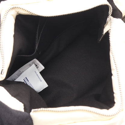 MINI CARADOC ハンドバッグ ナイロン レザー アイボリー ブラック 2WAY モンクレール バッグ MONCLER