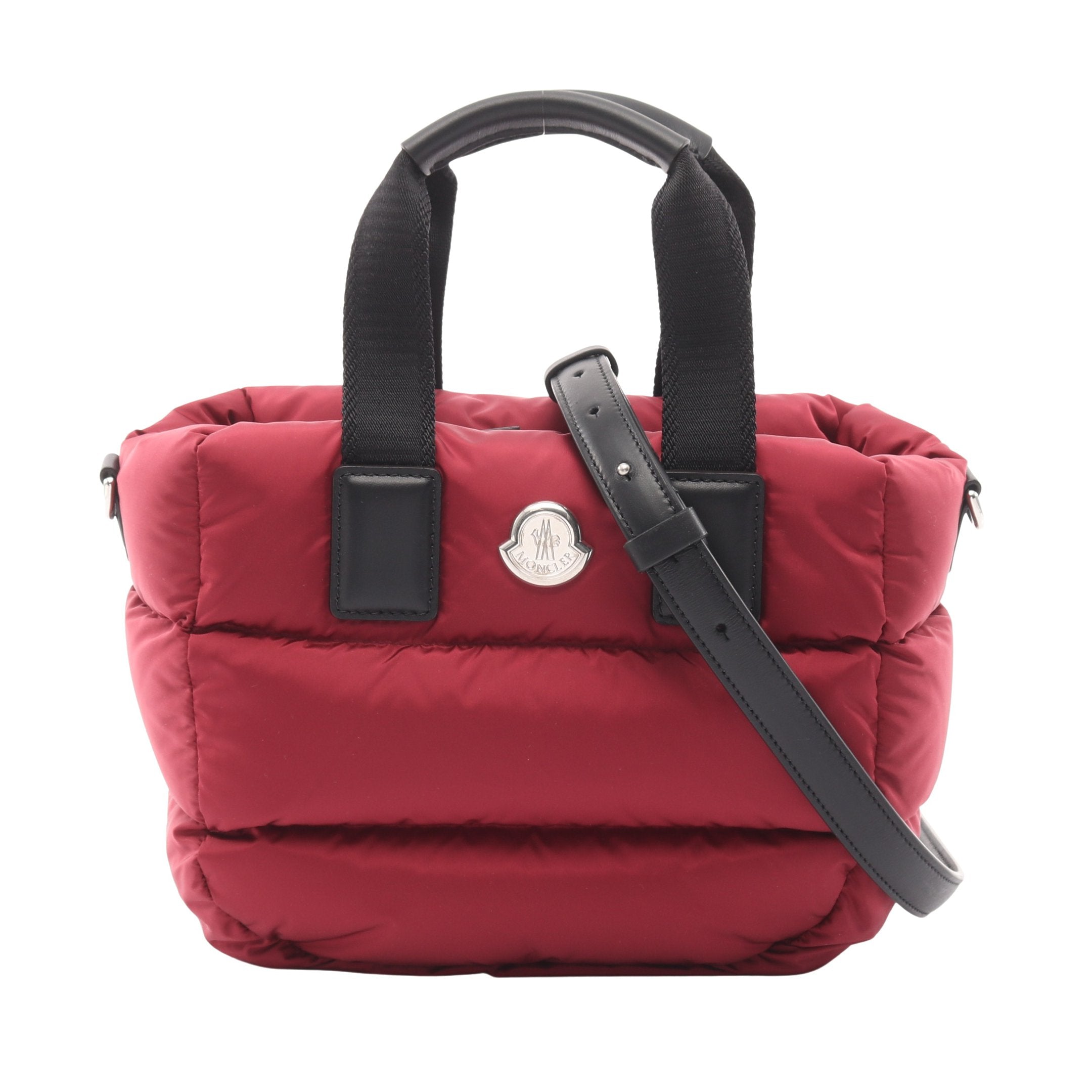 新品　MONCLER　MINI CARADOC　ハンドバッグ　オールレザー　羊革 Moncler Caradoc Water-Repellent Mini Tote Bag | Neiman Marcus