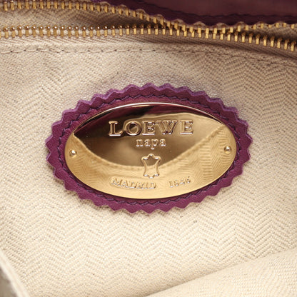 フラメンコ22 ショルダーバッグ レザー パープル タッセル ロエベ バッグ LOEWE