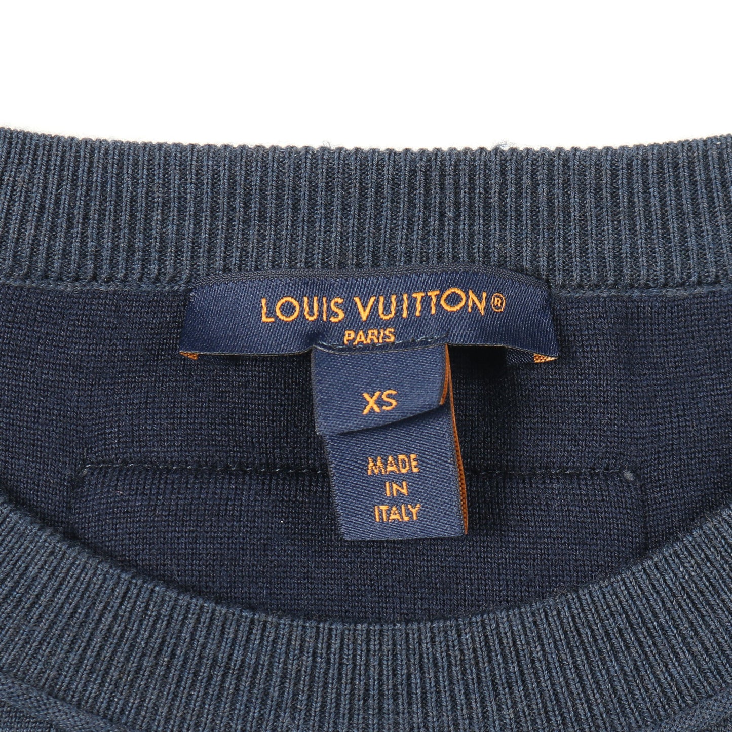 モノグラムポケット ワンピース ウール ナイロン カシミヤ ネイビー ルイヴィトン ワンピース LOUIS VUITTON