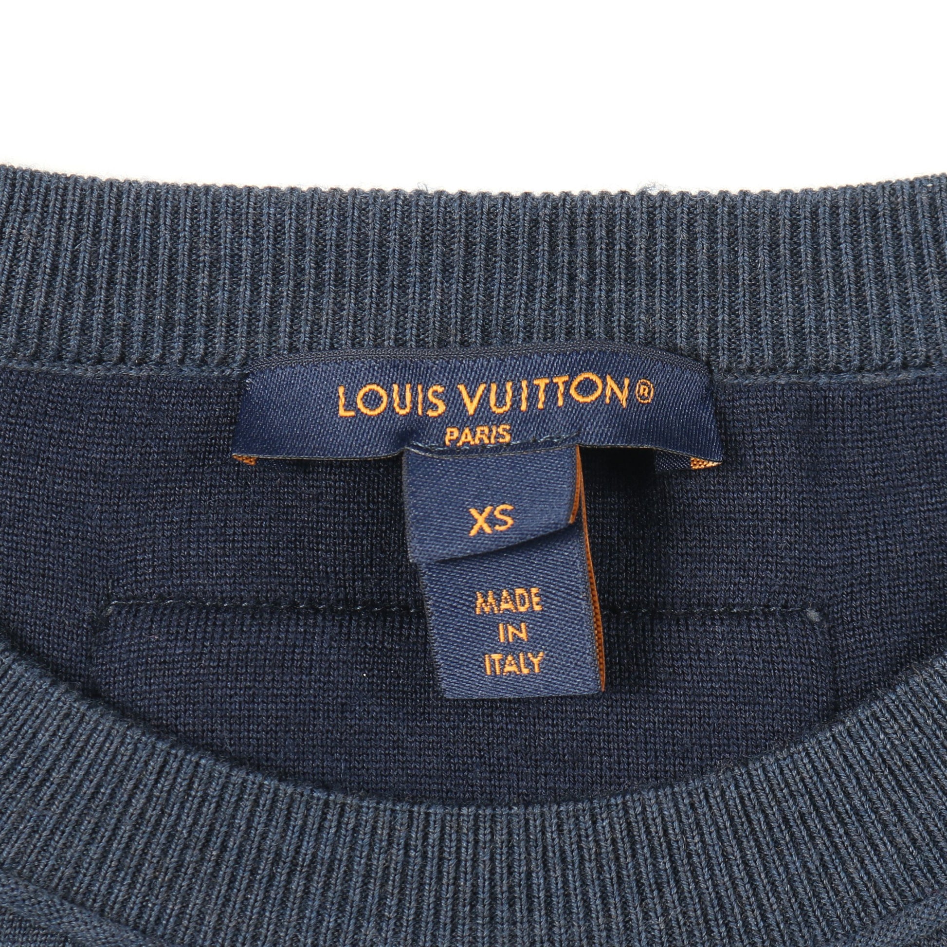 モノグラムポケット ワンピース ウール ナイロン カシミヤ ネイビー ルイヴィトン ワンピース LOUIS VUITTON