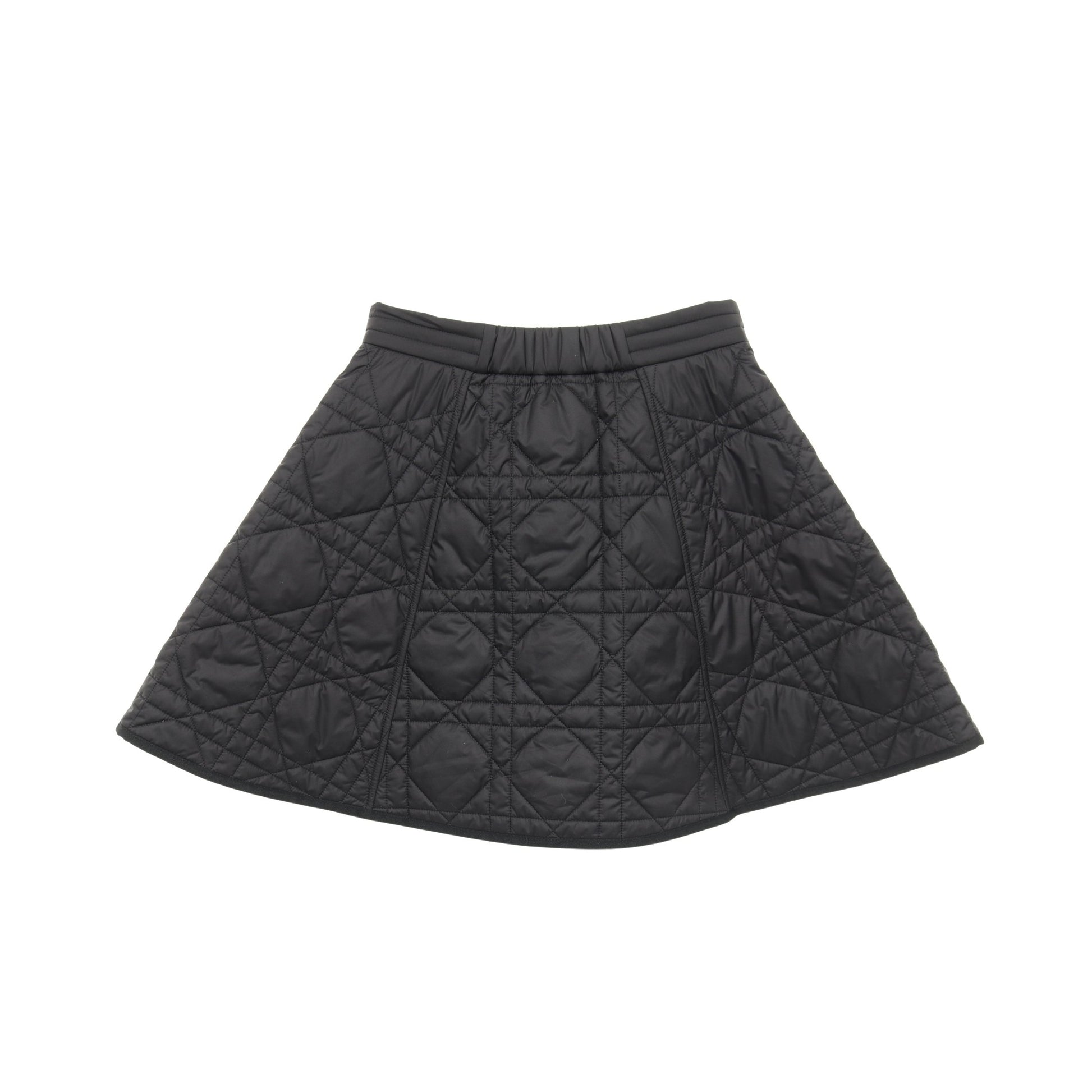 マクロカナージュ キルティングテクニカルタフタ スカート ブラック  