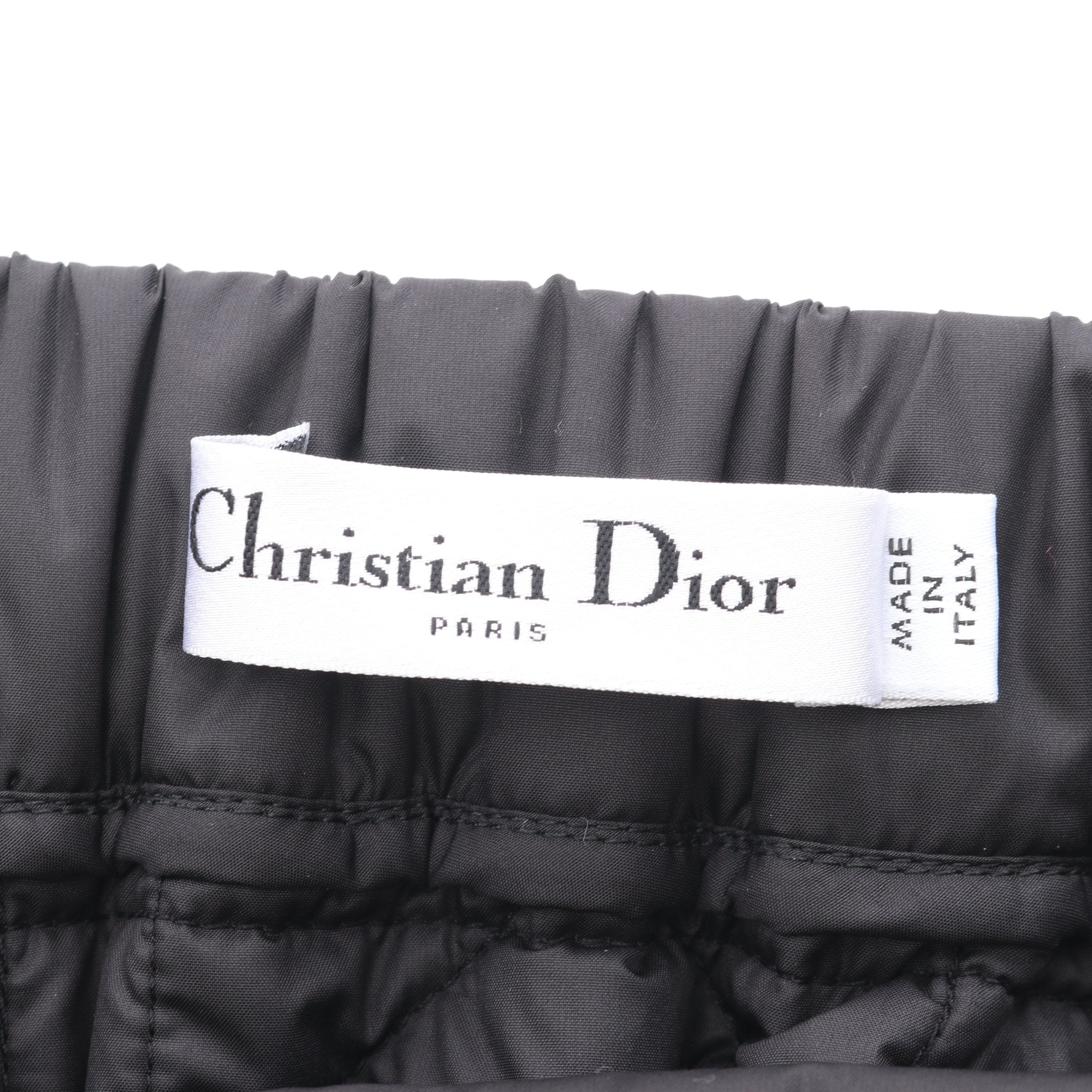 マクロカナージュ キルティングテクニカルタフタ スカート ブラック