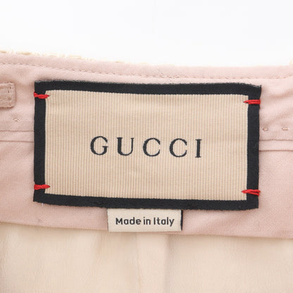 ツイード ショート パンツ コットン レーヨン ライトベージュ グッチ ボトムス GUCCI