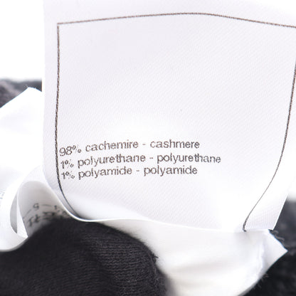 ココマーク チェーントリム ニットワンピース ノースリーブ カシミヤ ブラック 23B シャネル ワンピース CHANEL