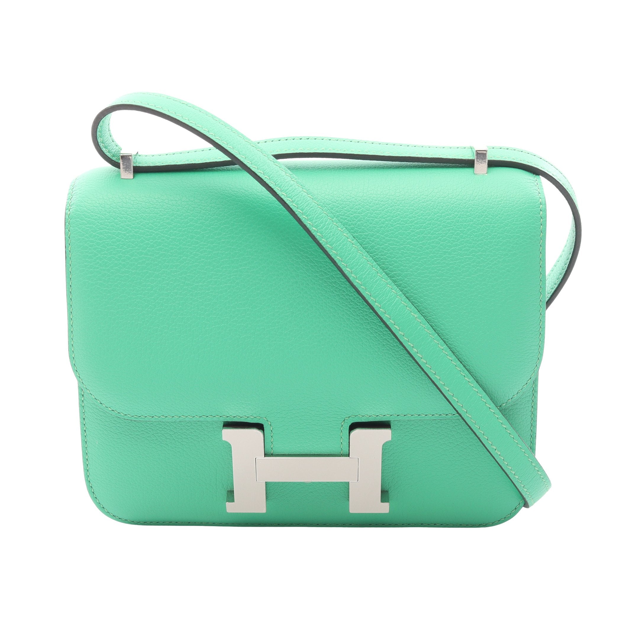 エルメス HERMES コンスタンス3 ミニ ヴェルソ ショルダーバッグ バッグ レザー エバーカラー エバーカラー レディース グリーン系 【中古】 コンスタンス3 ミニ ヴェルソ ヴェールコミック ヴェールフィズ