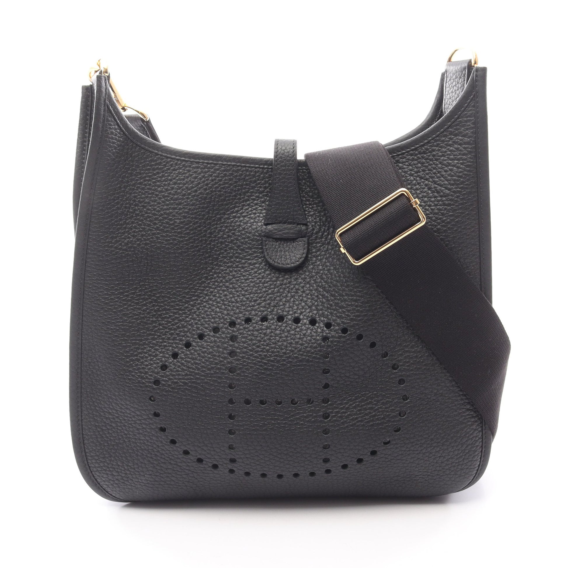 エヴリン 3 トロワ PM ショルダーバッグ トリヨンクレマンス ブラック ゴールド金具 K刻印 エルメス バッグ HERMES