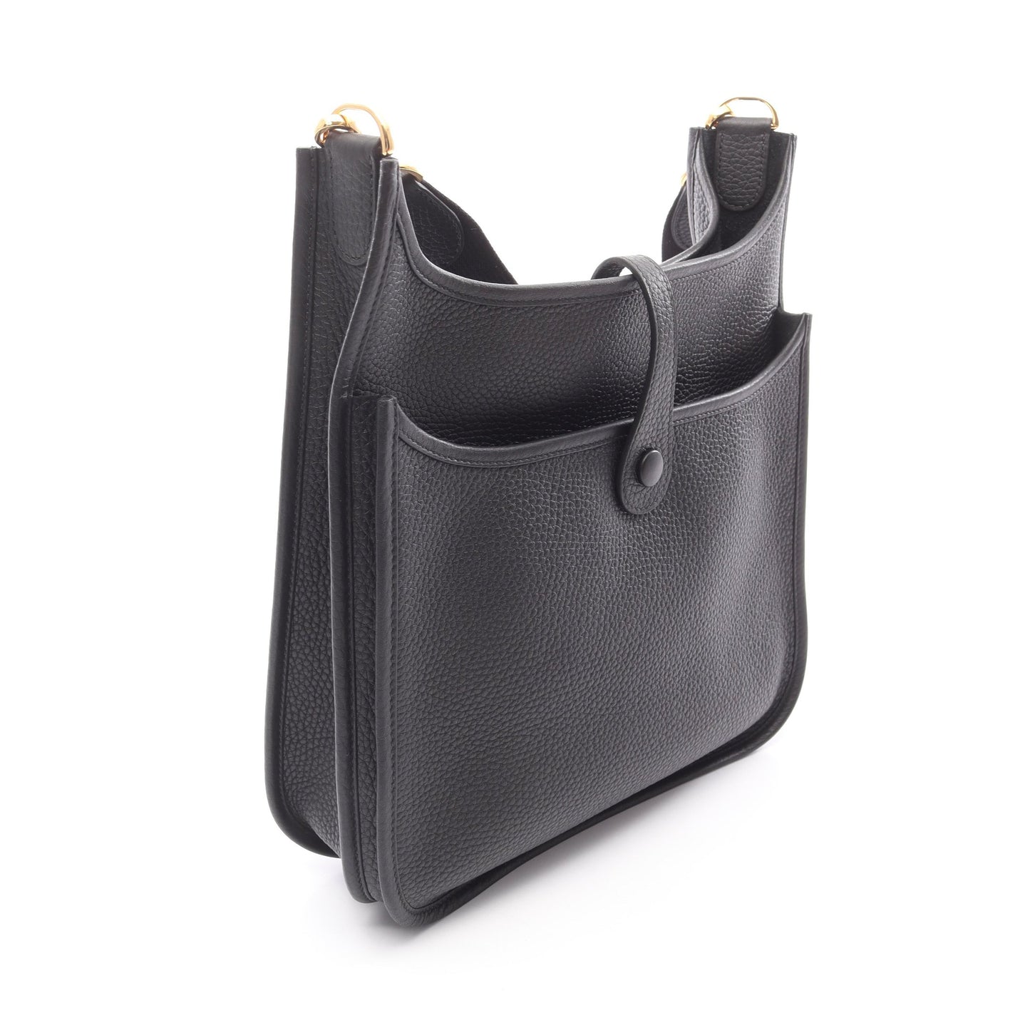 エヴリン 3 トロワ PM ショルダーバッグ トリヨンクレマンス ブラック ゴールド金具 K刻印 エルメス バッグ HERMES