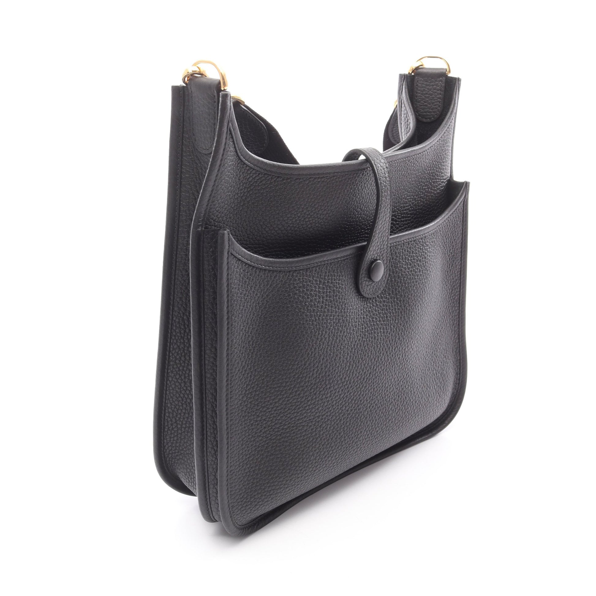 エヴリン 3 トロワ PM ショルダーバッグ トリヨンクレマンス ブラック ゴールド金具 K刻印 エルメス バッグ HERMES