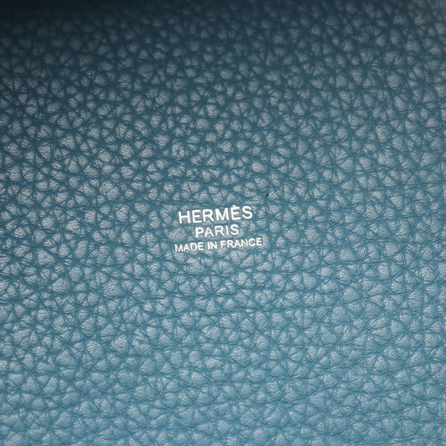 ピコタンロックPM ブルージーン ハンドバッグ トリヨンクレマンス ライトブルー シルバー金具 T刻印 エルメス バッグ HERMES
