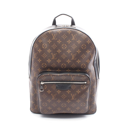 ジョッシュ モノグラムマカサー バックパック リュックサック PVC レザー ブラウン ブラック ルイヴィトン バッグ LOUIS VUITTON