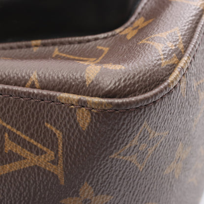 ジョッシュ モノグラムマカサー バックパック リュックサック PVC レザー ブラウン ブラック ルイヴィトン バッグ LOUIS VUITTON