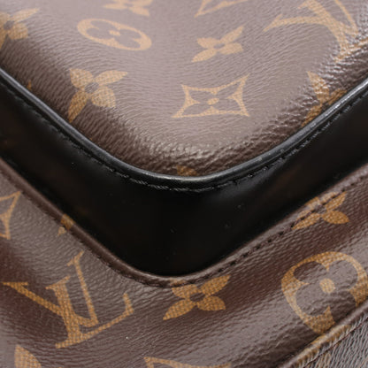 ジョッシュ モノグラムマカサー バックパック リュックサック PVC レザー ブラウン ブラック ルイヴィトン バッグ LOUIS VUITTON
