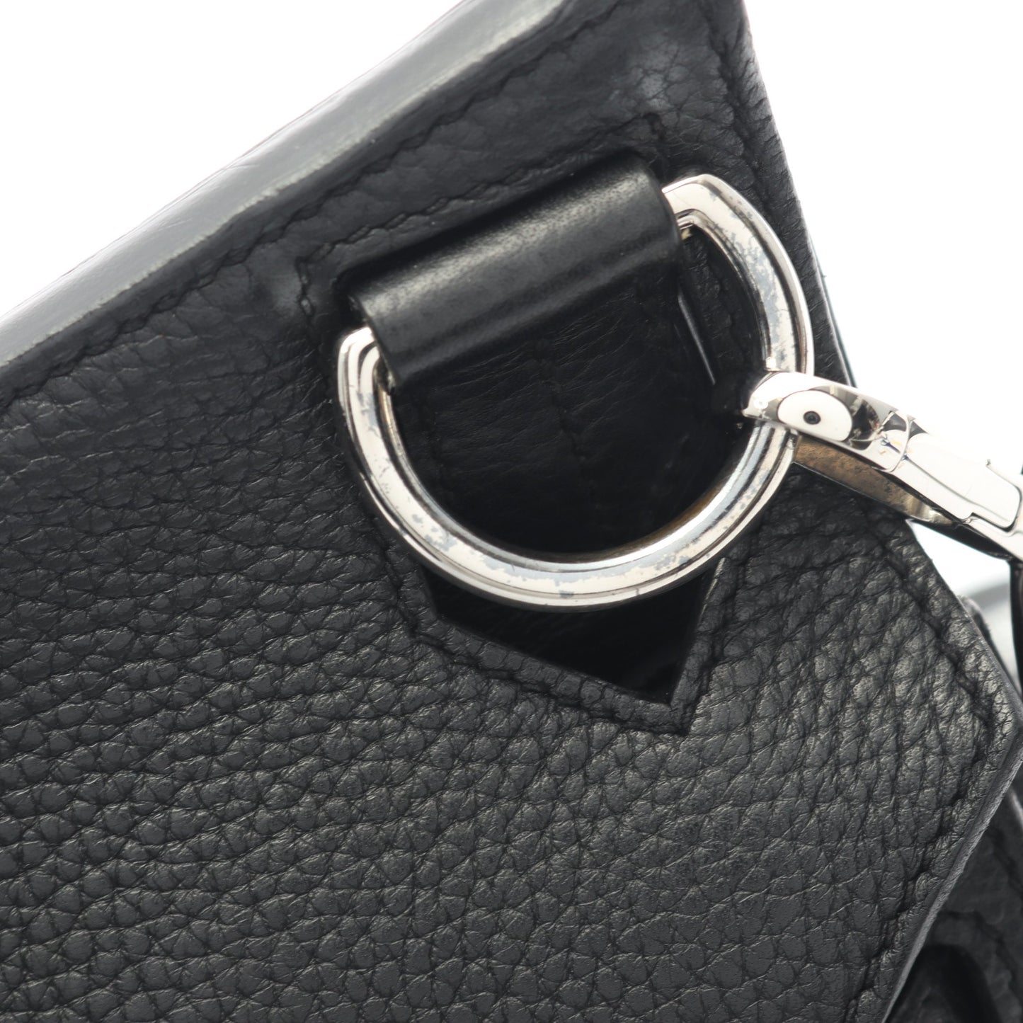ジプシエール34 ショルダーバッグ トリヨンクレマンス ブラック シルバー金具 □P刻印 エルメス バッグ HERMES