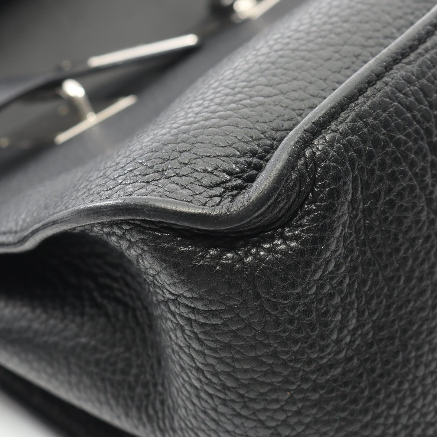 ジプシエール34 ショルダーバッグ トリヨンクレマンス ブラック シルバー金具 □P刻印 エルメス バッグ HERMES
